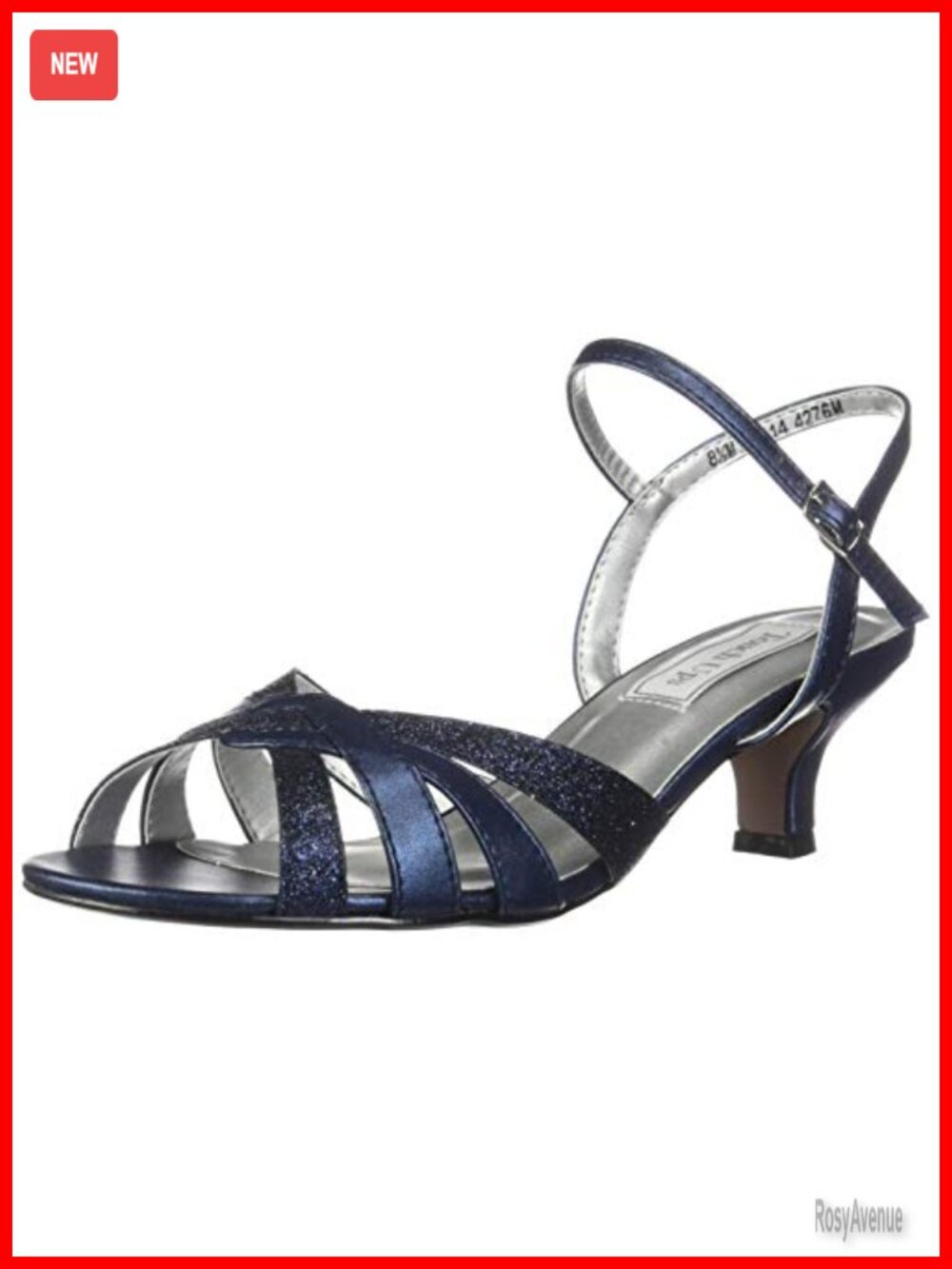 Wedge Sandal with Faux Leather, Slingback Ankle Strap, Open Toe, Slip On -